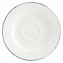 Блюдце d=160 мм. Ретро синий край (чашка 69205) /1/6/