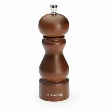 Мельница для перца h=14 см. (темное дерево) De Buyer /1/6/