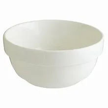 Салатник d=120 мм. 350 мл. h=53 мм. Белый, форма Хало широкая полоска /1/12/