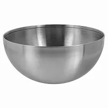 Миска 3,5 л. d=25 см. сферическая нерж. MGsteel /1/