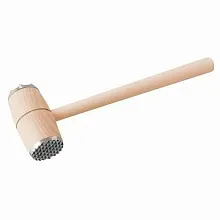 Молоток для отбивания мяса деревянный 0,206 кг d=4,5 см. 29 см. FM /1/10/