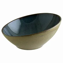 Салатник d=180 мм. 450 мл. h=50/82 мм. скошенный край Сфера Оушн, форма Ванто /1/6/