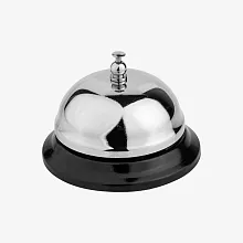 Звонок барный d= 8,5 см. h=6 см. хром. сталь MGsteel /1/