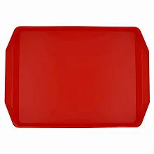 Поднос 42*30 см. красный поверхность шагрень MG /1/10/