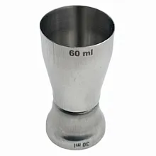 Джиггер 30/60 мл. d=43/43 мм. h=88 мм. нерж. MGsteel /1/288/