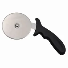 Нож для пиццы d=10 см. нерж. с черной пластик. ручкой MGsteel /1/