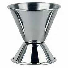 Джиггер 15/30 мл. d=44/53 мм. h=50 мм. нерж. широкий MGsteel /1/300/