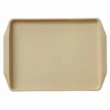 Поднос 42*30 см. бежевый поверхность шагрень MG /1/10/