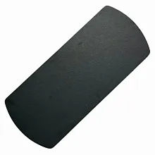 Блюдо для подачи прямоугольное 42*18 см. h=0,7 см. черное, сланец MGprof /1/