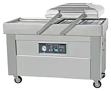 Напольная двухкамерная вакуум-упаковочная машина Hualian Machinery DZ-500/2SB SS (нерж.)