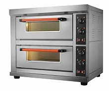 Печь статическая 2-камерная с подом 61*42 см Kocateq EBO2/60x40ECO