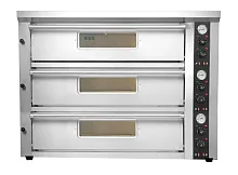 Печь подовая Kocateq EPC 3/70x70TT электрическая 3-камерная с подом 69.2*68 см