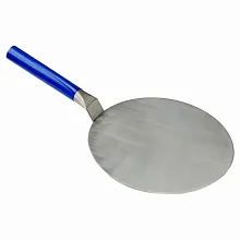Лопата для пиццы d=25,5 см. l=20 см. нерж. с прорезиненной ручкой MGsteel /1/