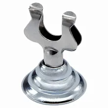 Держатель для ценников и табличек d=2,5 см. h=3,7 см. нерж. на подставке MGsteel /1/576/