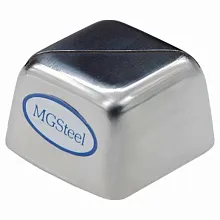 Держатель для ценников и табличек 5*5 см. h=3,2 см. нерж. MGsteel /1/384/