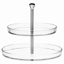 Этажерка 2-х ярусная d=22/27 см. h=23 см. Палладио Borgonovo /1/4/32/160/