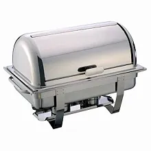 Чафиндиш (мармит) 9 л. 1/1 с роликовой крышкой MGsteel /1/