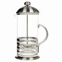 Френч-пресс 600 мл. нерж. Термостекло /1/40/