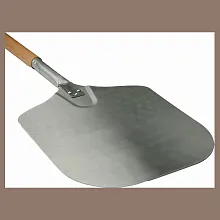 Лопата для пиццы d=30 см. l=50 см. алюминиевая с деревянной ручкой MGsteel /1/