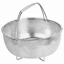 Дуршлаг d=210 мм. 2,35 л. h=80 мм. нерж. c 2 ручками BRA&Monix /1/