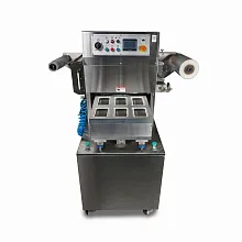 Полуавтоматический запайщик лотков Hualian Machinery HVT-550M/6 (нерж., СКИН)