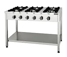 Плита газовая 6 конфорок Kocateq CG127P