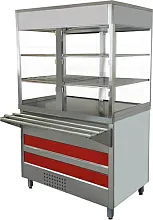 Витрина охлаждаемая Онега МЛОЭ/ВО/15 (1500*720(1030)*1750)