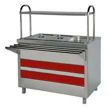 Мармит Онега 2-х блюд МЛОЭ/МВ4/ВН (паровой) (1500*720(1030)*1350)