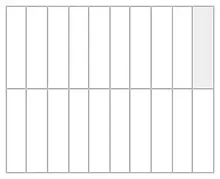 Решетка на 20 ячеек (50х200мм) для тестоделителей Vitella серии SQG