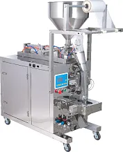 Фасовочно-упаковочный аппарат для жидких и пастообразных продуктов Hualian Machinery DXDG-200 NEW (3-х шовный пакет, насечка, ширина пленки -68 мм, 5-