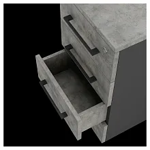 Тумба приставная Kobor TS4-40/60 black/chicago