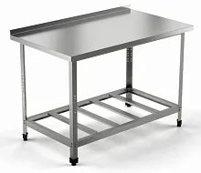 Стол производственный GPsteel Стандарт СПБП 600/600/850 С (полка-решетка)