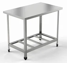 Стол производственный GPsteel Стандарт СПОП 1200/600/850 С (полка-решетка)