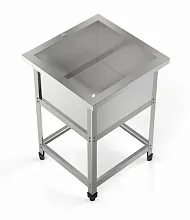 Ванна моечная GPsteel Стандарт ВМ-1 700/700/850 С (ВМ-1/600)