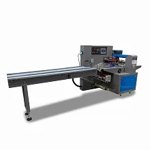 Автоматическая горизонтальная упаковочная машина Hualian Machinery DXDZ-250D New (1 нож, bag L 120-280mm, S 250mm, H - 40 mm)