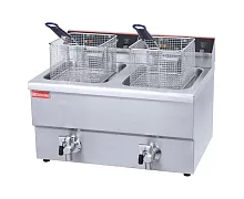 Фритюрница (2 емкости) Hualian Machinery HEF-12L