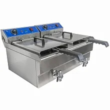 Фритюрница (2 емкости) Hualian Machinery HEF-10L