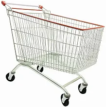 Тележка покупательская EKSI 240 л, ZN, без д/c, RD, STE