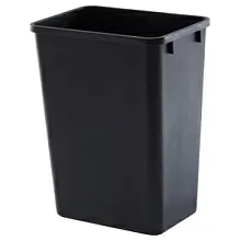 Корзина для мусора L 38.7см w 27.9см h 50.5см 39л пластик черный TRUST 1244BK