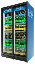 Холодильный шкаф Frigoglass Super 16 FFSD (сер.корпус,бел.кабинет,сер.рамка дв.,2Led,5полок,5ЦД)