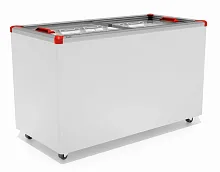 Морозильный ларь FROSTOR GELLAR FG 400 C v25 прямое стекло, красный (пропан)
