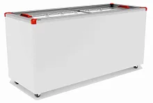 Морозильный ларь FROSTOR GELLAR FG 600 C v25 прямое стекло, красный (пропан)