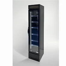 Холодильный шкаф Frigoglass Smart 130 C (черн.корпус, черн.кабинет, черн.рамка дв., 2Led, 6полок, 6цд, канапе)