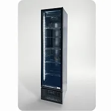 Холодильный шкаф Frigoglass Smart 130 NC (черн.корпус, черн.кабинет, черн.рамка дв., 2Led, 6пол., 6цд, без канапе)