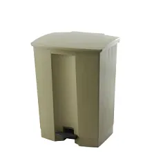 Контейнер STEP-ON L 50.2см w 41см h 67.3см 68л с педалью пластик бежевый TRUST 1254BG