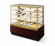 Витрина кондитерская Chilz VETE KUB LUX 90 шоколад/золотой глянец