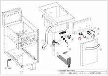 Кран RC00583000 для макароноварки серии CP, модели CP70E7