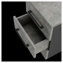 Тумба приставная Kobor TS3-40/70 black/chicago