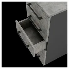 Тумба приставная Kobor TS5-40/60 black/chicago