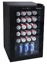 Шкаф холодильный со стеклом Cooleq TBC-65 черный